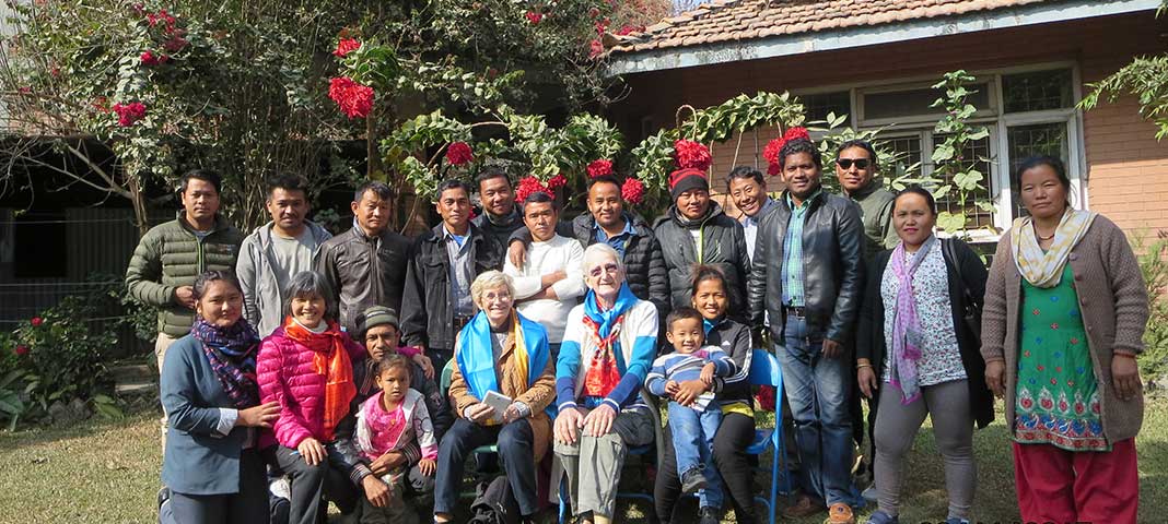 Gathering of program participants